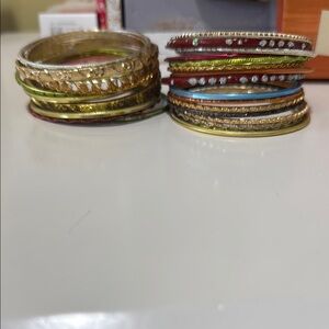 Elegant Multicolor Bangle Set